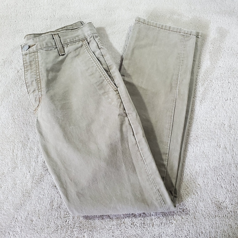 Levi's Straight Slim Fit Men's Dark Wash Khaki